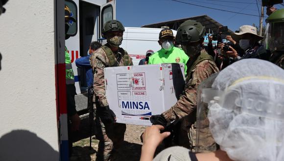 Junín: según las autoridades locales, el Minsa ha enviado un padrón nominal cuya cantidad no corresponde a la cantidad de dosis enviadas. (Foto: Diresa Junín)