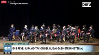 Pedro Castillo encabezó juramentación del Gabinete Ministerial a cargo de Guido Bellido