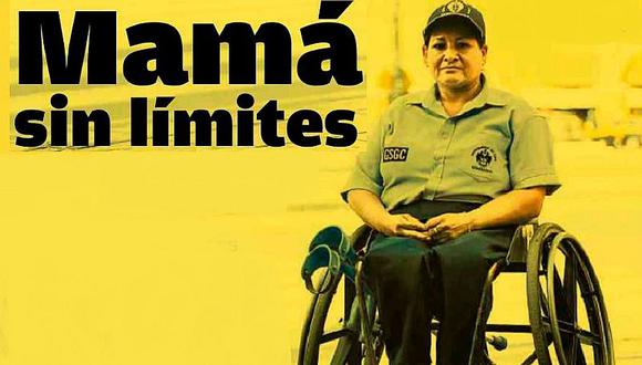 ​Día de la madre: mamita patrulla las calles de Lima en su silla de ruedas