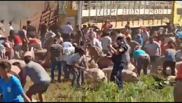 El accidente ocurrió en la provincia argentina de Córdoba el último lunes. (Foto: Captura de video)