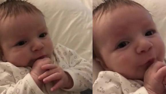 Facebook: Bebé de dos meses que habla sorprende en Internet [VIDEO]