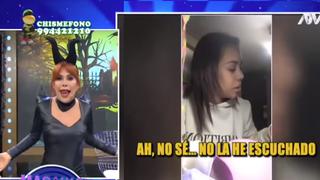 Magaly ataca a Mirella Paz cuando le dice: “no la conozco” | VIDEO