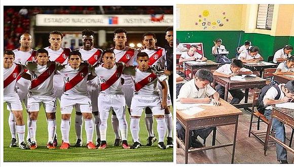 Perú vs. Argentina: colegio hace la mejor iniciativa para alentar a la blanquirroja (FOTO)