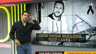 Paco Bazán se quiebra al informar sobre la muerte de Juan Pablo Vergara, con quien jugó en la 'U'│VIDEO