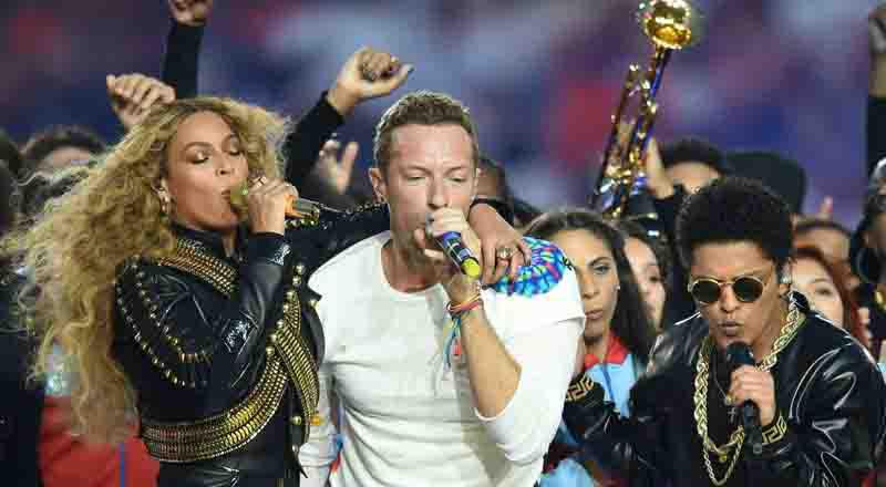 Beyoncé, Coldplay y Bruno Mars encantaron en el Super Bowl [VIDEO]  