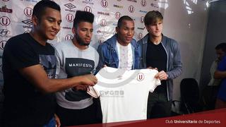 Universitario presenta a sus cuatro refuerzos para la Sudamericana 