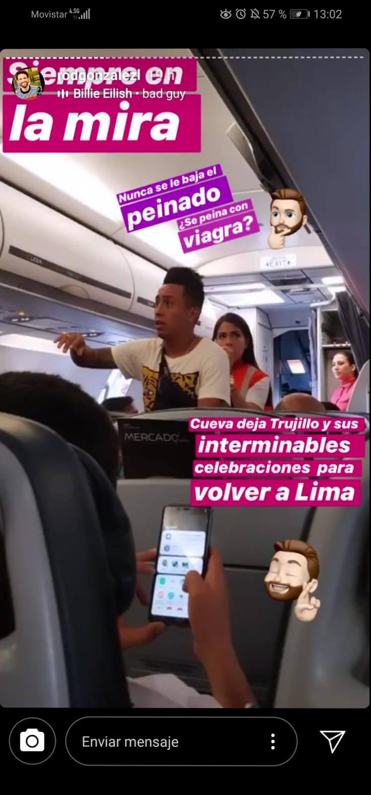 El presentador de espectáculos bromeó acerca del estilo de Cueva. (Foto: @rodgonzalezl)