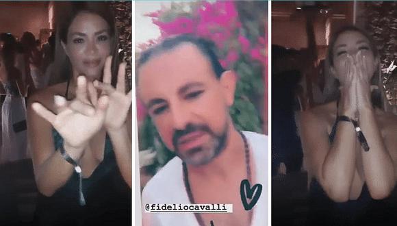 Sheyla Rojas: Millonario Fidelio Cavalli manda saludos al Perú | VIDEOS