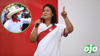 Keiko Fujimori: “Lamentablemente Pedro Castillo no cumplió con su palabra y se corrió nuevamente”