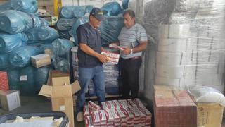 Autoridades incautan más de 50 mil cigarrillos de contrabando camuflados en una encomienda