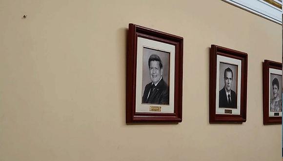 Desaparece retrato de Edilio Espinoza de la galería de alcaldes provinciales de Trujillo