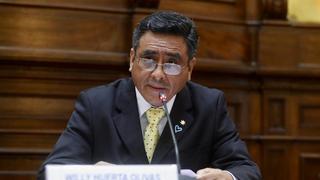 Retiran reconsideración a la moción de censura contra el ministro Willy Huerta