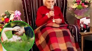 Mujer de 105 años afirma que el secreto para vivir tanto es evitar a los hombres (FOTOS)