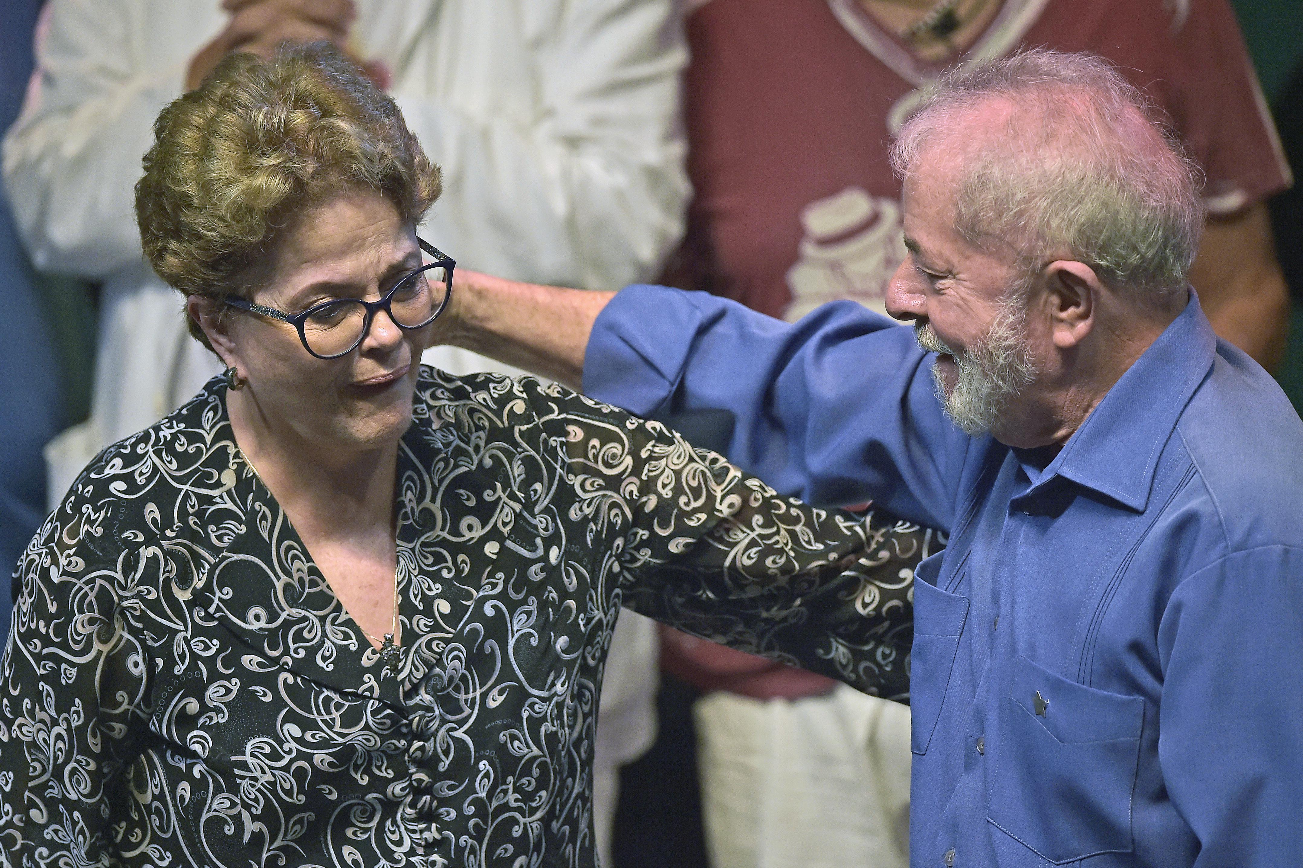 En el evento también asistió la expresidenta Dilma Rousseff. (Foto: AFP)