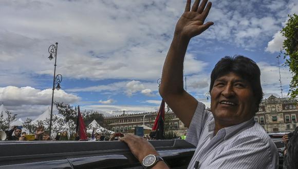 Bolivian ex-President Evo Morales. (Photo by PEDRO PARDO / AFP)