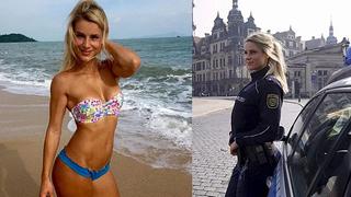 Policía más sexy de Alemania podría perder su trabajo por esta razón