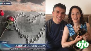 Esposa de Julio Guzmán sobre incendio: “Fue muy difícil y me dolió mucho”