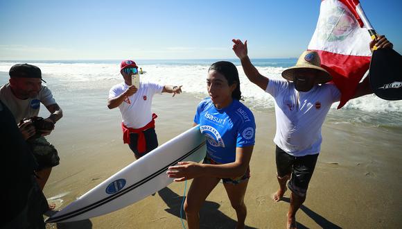La tablista peruana Daniella Rosas disputó la final del ISA World Surfing Games. (Fotos: Daniel Apuy / @photo.gec)