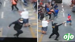 Policía se vuelve viral por su peculiar celebración ante el gol de Perú 