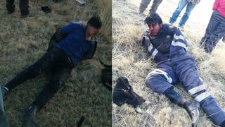 Puno: Pobladores atrapan a dos presuntos ladrones y les propinan brutal paliza