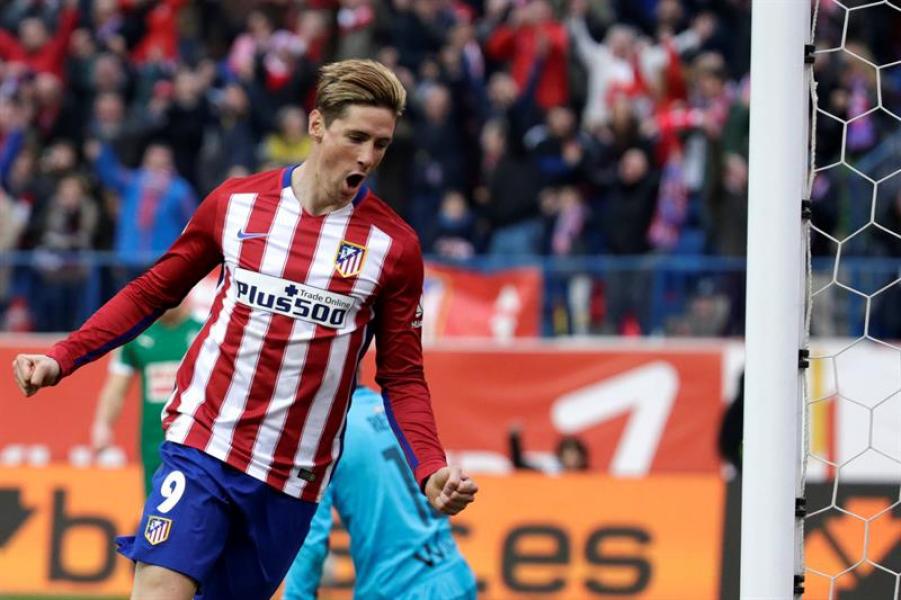 Fernando “El niño” Torres ya tiene 100 goles con el Atlético de Madrid