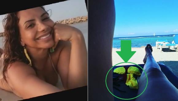 Mónica Cabrejos estuvo veraneando en playa nudista de Jamaica | FOTO INSTAGRAM