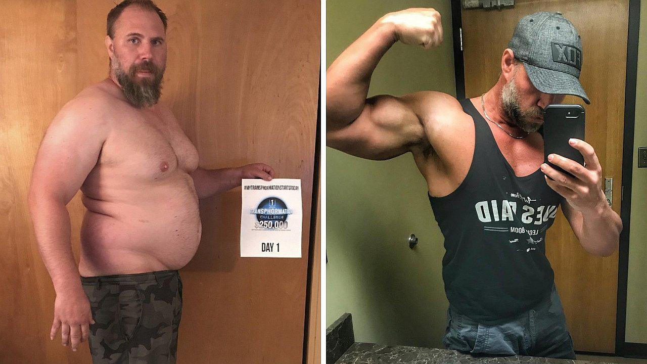 Hombre demuestra gran transformación al bajar 40 kilogramos en cinco meses (FOTOS)