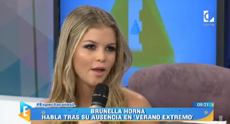 Verano Extremo: Brunella Horna da detalles de su ausencia al reality [VIDEO]