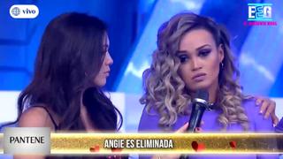 Esto es guerra: esta fue la reacción de Angie Arizaga al ser eliminada de “Divas” | VIDEO