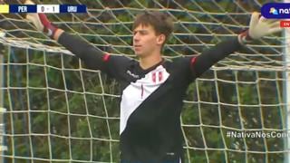 El guardameta peruano Schimitschek y su llamativa actuación en el Perú vs. Uruguay Sub 17 |VIDEO