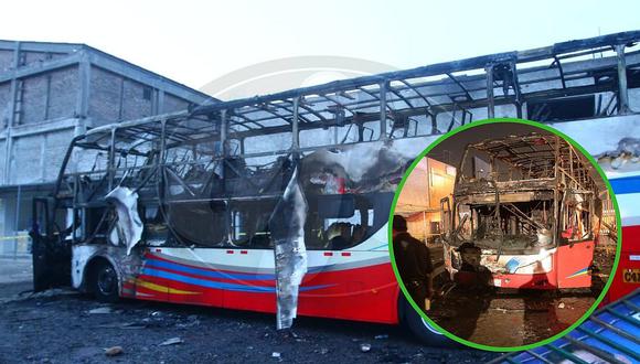 Peritos determinaron qué ocasionó el incendio de bus en terminal de Fiori (VIDEO)