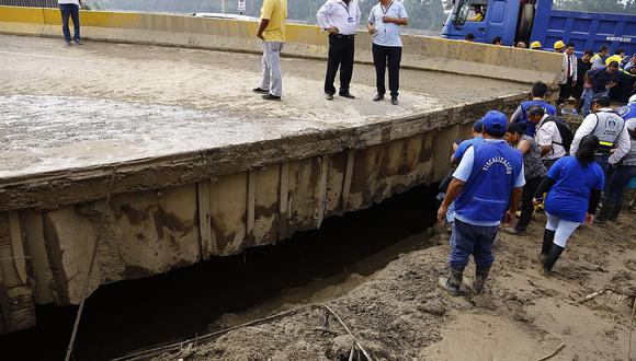 Huaicos en Lima: así quedó puente Huaycoloro tras ser arrastrado por huaico (FOTOS)