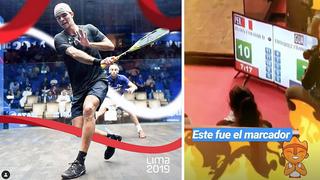 Peruano Diego Elías ganó en squash masculino y avanzó a la siguiente ronda de Lima 2019