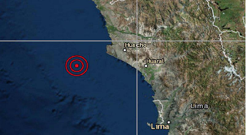 Sismo de 3.7 grados se registra en Huacho