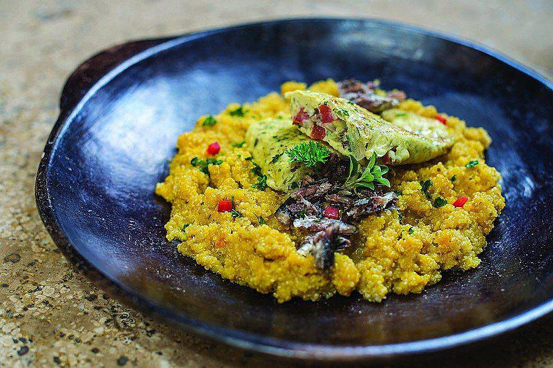 Receta: Quinua graneada con omelette de anchoveta para este frío 