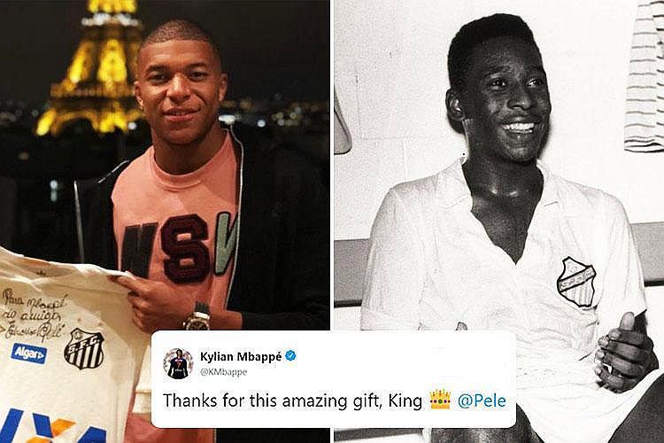 ​Gran Pelé aconseja a Mbappé que se mantenga "humilde" y trabaje duro
