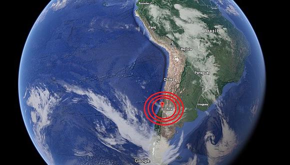 ​Sismo de 5.4 grados sacudió Chile