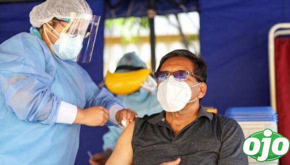 El Hospital Larco Herrera indicó que solo se ha vacunado con la primera dosis y se espera inmunizar con la segunda pasados los 21 días de la primera, para que queden totalmente protegidos. (Foto: Minsa)