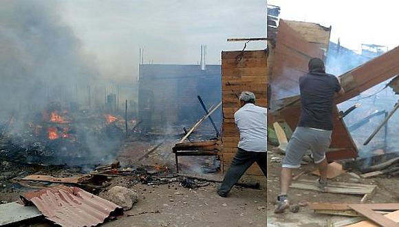 Callao: incendio de grandes proporciones consume viviendas (VIDEO) 