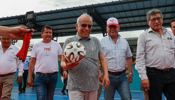 Aníbal Torres participó en un evento en San Martín. (Foto: PCM)