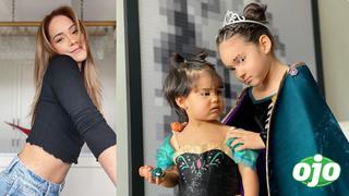 Karen Schwarz disfraza a sus hijas de Elsa y Ana de Frozen por Halloween | FOTOS