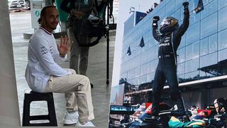 Fórmula 1: Venden en S/2538 banquito donde se sentó Lewis Hamilton y dejó “huellas del trasero”