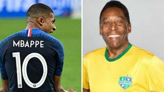 Pelé tira flores a Kylian Mbappe tras campeonar el mundial Rusia 2018 con Francia