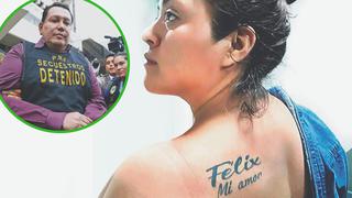 Pareja de Moreno se jugó todo por él: lleva tatuaje “Félix mi amor” en señal de fidelidad