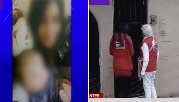Mujer que maltrató a su bebé se negó a abrir la puerta al Ministerio de la Mujer│VIDEO