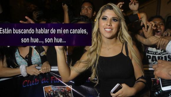 Yahaira Plasencia reconoce que son sus audios y pide esto a 'Son Tentación'  