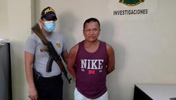 Pedro Reyes Eche fue intervenido el 16 de abril, cuando la Policía patrullaba el asentamiento humano El Obrero, en Sullana, Piura. (Foto: Sullana Noticias)