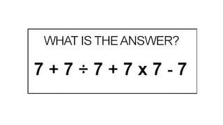 Acertijo: ¿Cuál es la respuesta de esta ecuación matemática para niños?