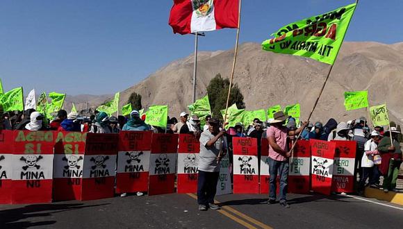 Arequipa: las protestas contra del proyecto minero Tía María se registraron en el 2015 en la provincia arequipeña de Islay. (Foto: GEC)