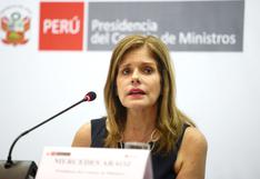 Mercedes Araoz sobre posibilidad de quedarse en el cargo hasta el 2021: “Vizcarra ha sido bastante inexacto"